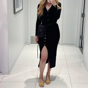 Michael Kors Logo Button Skirt